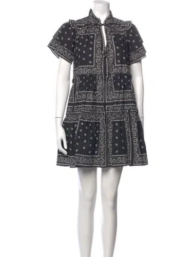 Pre-owned Hunter Printed Mini Dress W/ Tags In Multi