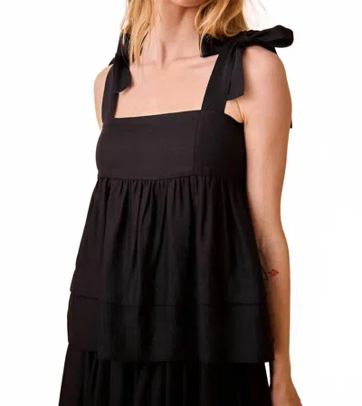 Hunter Pruett Tank Top In Onyx In Black