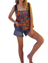 Hunter Pruett Top In Cherry Bloom In Multi