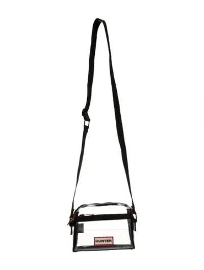 Pre-owned Hunter Pvc Messenger Bag In Black