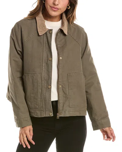 Hunter Raglan Barn Jacket In Green