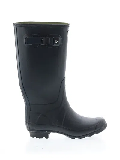 Pre-owned Hunter Rain Boots In Black