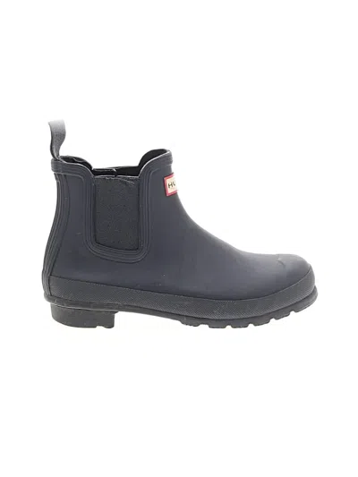 Pre-owned Hunter Rain Boots In Blue