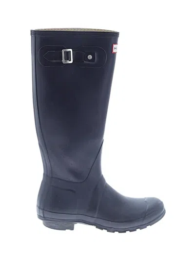 Pre-owned Hunter Rain Boots In Blue