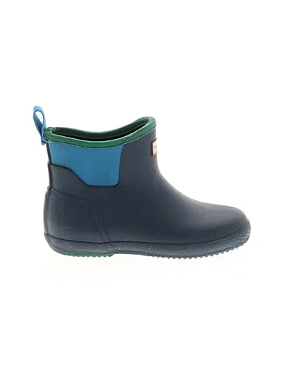 Pre-owned Hunter Kids' Rain Boots In Blue