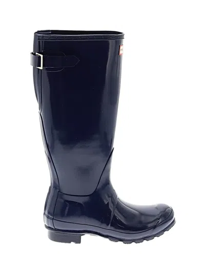 Pre-owned Hunter Rain Boots In Blue