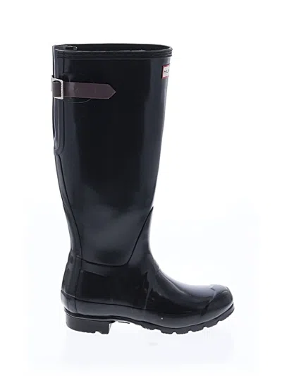 Pre-owned Hunter Rain Boots In Gray