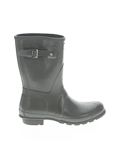 Pre-owned Hunter Rain Boots In Gray