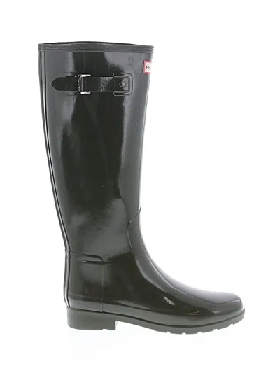 Pre-owned Hunter Rain Boots In Green