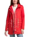 Hunter Rain Jacket In Red