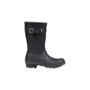 Hunter Black Recycled Polyester Boot In Black