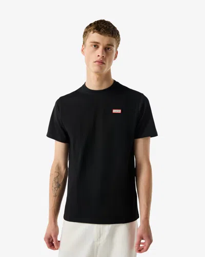 Hunter Red Label Essentials Mens Logo T-shirt In Black