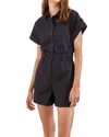 Hunter Reed Romper In Black In Black