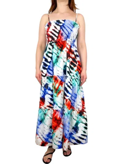 Hunter Reese Dress In Electric Tie-dye In Multi