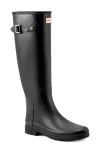 Hunter Refined Tall Waterproof Rain Boot In Animal Print
