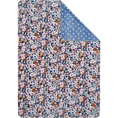 Hunter Reversible Plush Throw Blankets In Blue