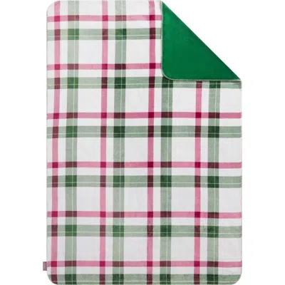 Hunter Reversible Plush Throw Blankets In Multi