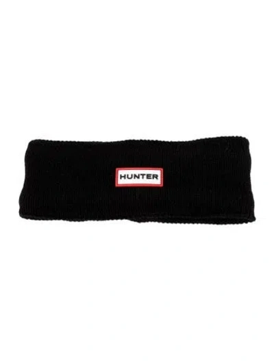 Pre-owned Hunter Rib Knit Headband In Black