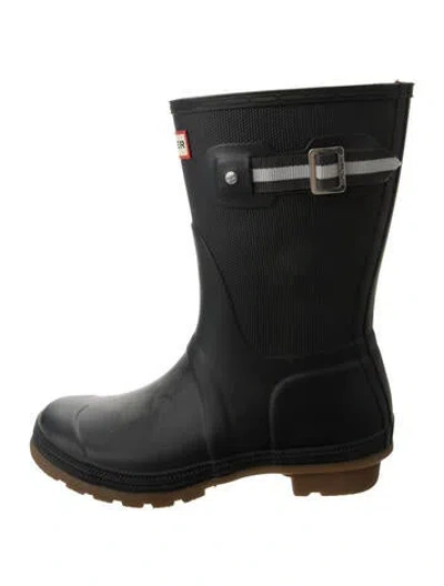 Pre-owned Hunter Rubber Boots In Black