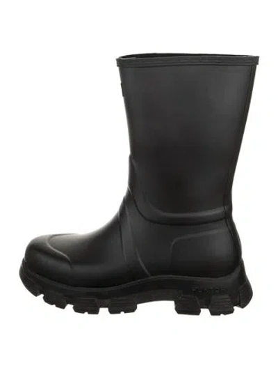 Pre-owned Hunter Rubber Boots In Black