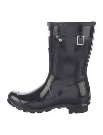 Pre-owned Hunter Rubber Boots In Blue