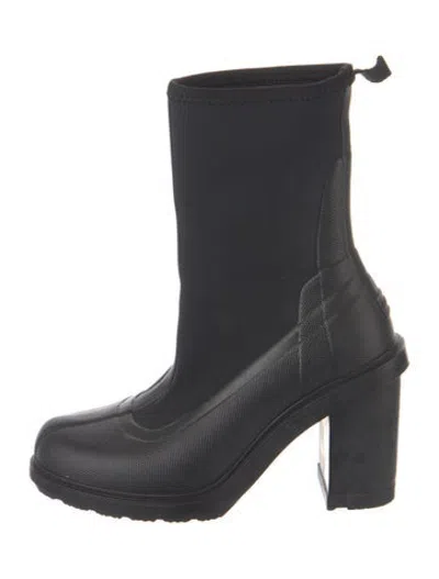 Pre-owned Hunter Rubber Boots In Blue