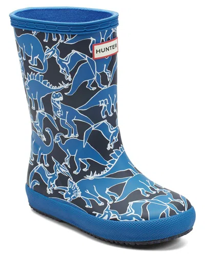 Hunter Kids' Rubber Rain Boot In Multi