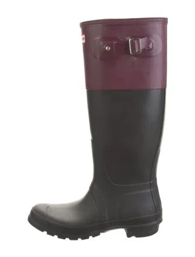 Pre-owned Hunter Rubber Rain Boots In Multi