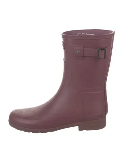 Pre-owned Hunter Rubber Rain Boots In Multi