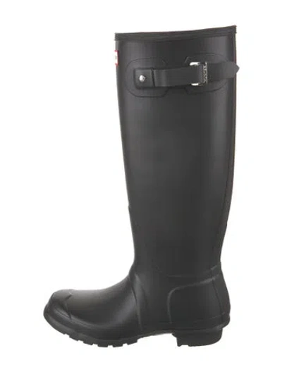 Pre-owned Hunter Rubber Rain Boots W/ Tags In Blue