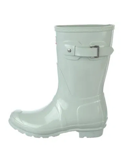 Pre-owned Hunter Rubber Rain Boots W/ Tags In Green