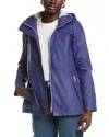 Hunter Rubberized Rain Jacket In Blue