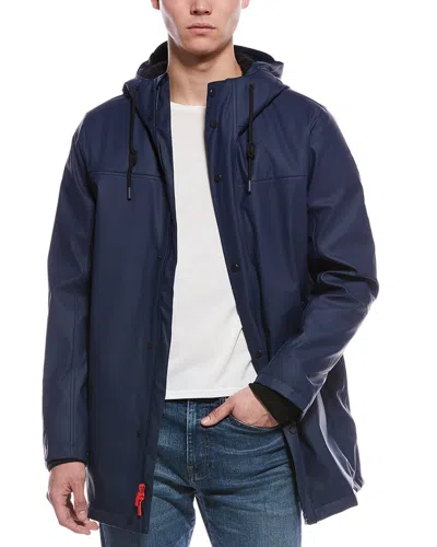 HUNTER HUNTER SAM PADDED RUBBERIZED WATERPROOF RAIN COAT