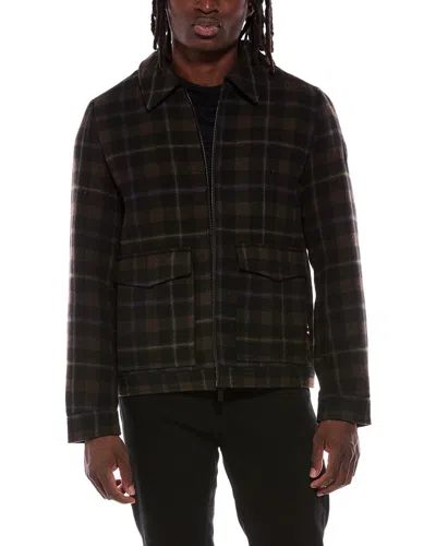 Hunter Samor Wool-blend Jacket In Black
