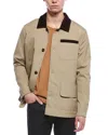 Hunter Samuel Canvas Jacket In Brown