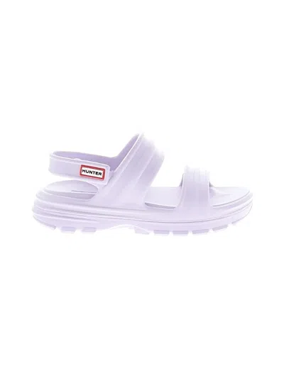 Pre-owned Hunter Sandals In Purple