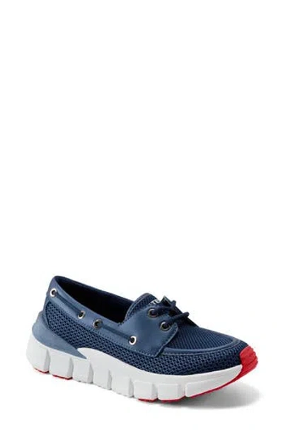 Hunter Sasa Boat Shoe In Blue