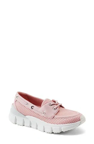 Hunter Sasa Boat Shoe In Pink