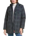 Hunter Self-packable Padded Field Jacket In Green