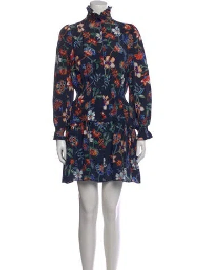 Pre-owned Hunter Silk Mini Dress In Black