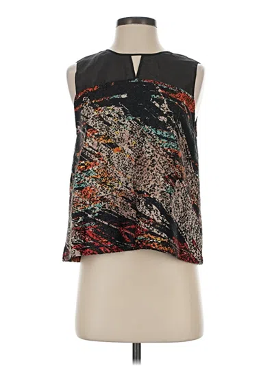 Pre-owned Hunter Sleeveless Blouse In Black