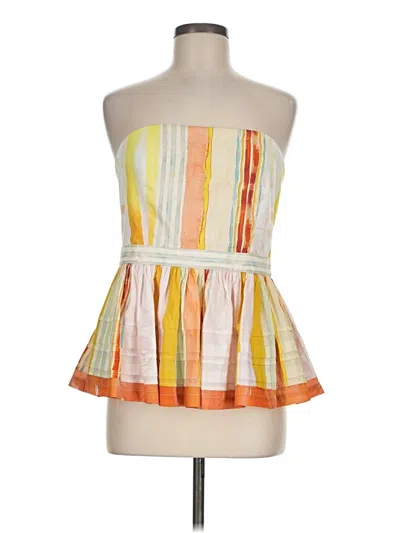 Pre-owned Hunter Sleeveless Blouse In Orange