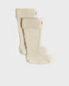 Hunter Socks Fleece Tall Boot In White