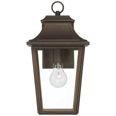 Hunter Spring Cove Matte Bronze Outdoor 1 Light Medium 15 Inch Wall Light