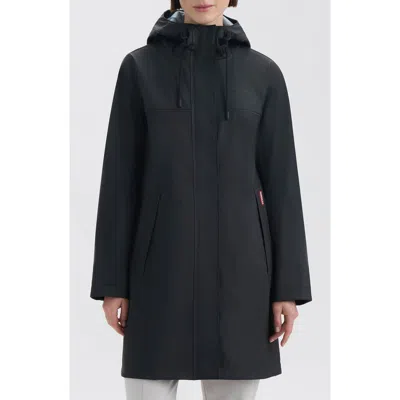Hunter Spring Waterproof Rain Jacket In Black