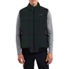 Hunter Stan Reversible Water Repellent Quilted Puffer Vest In Green