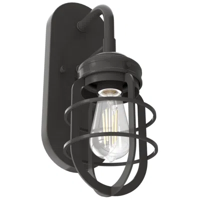 Hunter Starklake 1 Light Wall Sconce Noble Bronze In Black