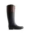Hunter Stivali Refined Riding Tall Wellington Brown Bolt In Brown