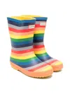 Hunter Striped Boots In Multi