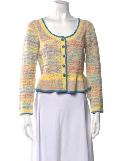 Pre-owned Hunter Striped Crew Neck Sweater In Multicolor